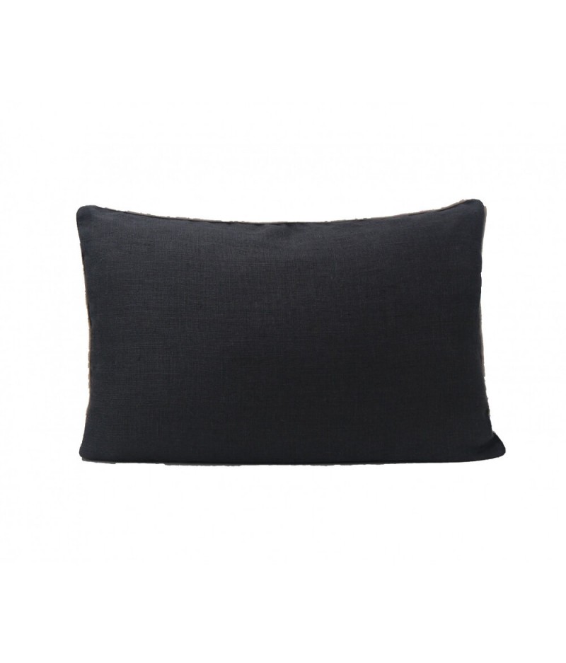 Coussin Lino 330 - 50x80 Anthracite - SUD ETOFFE