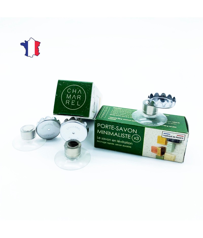 Porte-savon aimanté français – boîte de 3 unités – CHAMARREL