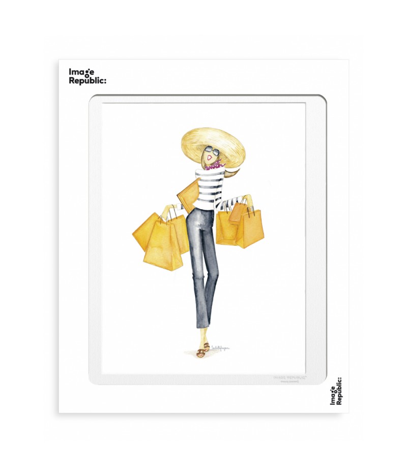 30x40 cm Isabelle Fregevu Fashion - Affiche Image Republic