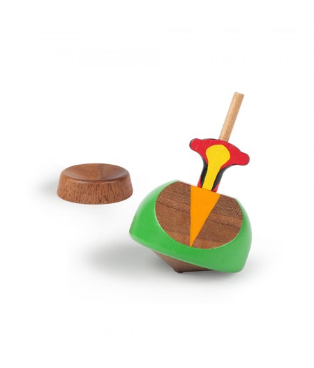 Toupie Spinning Top - Volcanic / Green - Wooderful Life
