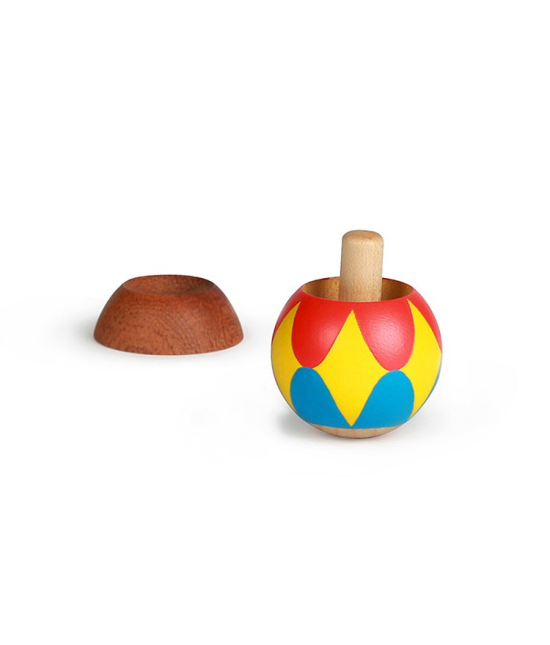 Toupie Spinning Top - Round / Arc - Two Color - Wooderful Life