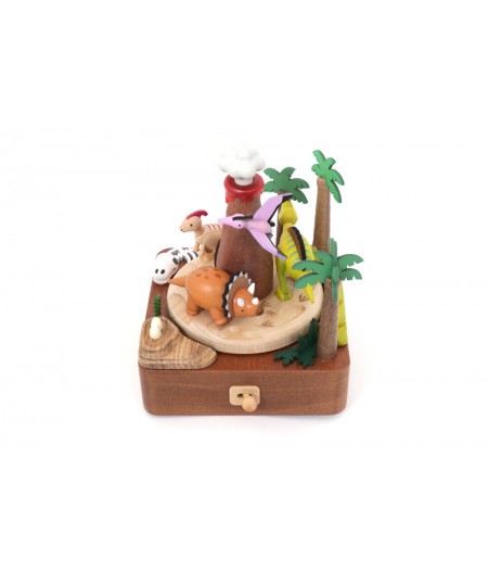 Dinosaurs & Volcanic - Double Around Up and Down Music Box - Wooderful life Boite à musique