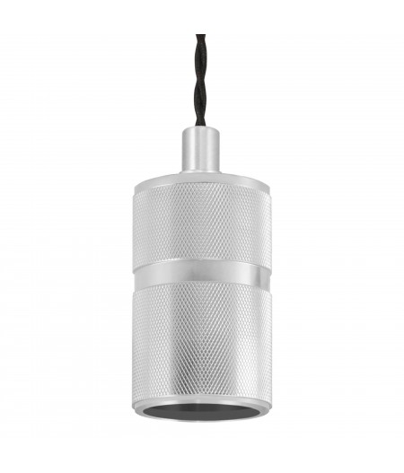 Socle Mitb Madison - Suspension - Argent - D50*H115mm - 2m Cable - MESSAGE IN THE BULB