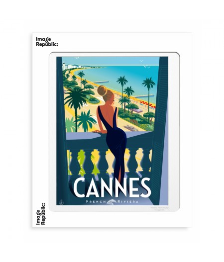 40x50 cm Monsieur Z Cannes 01 Fenêtre - Affiche Image Republic