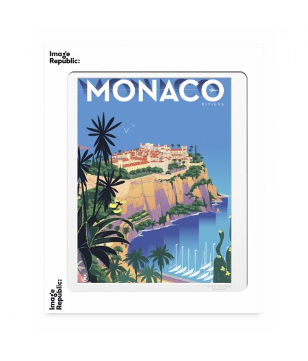 40x50 cm Monsieur Z Monaco - Affiche Image Republic