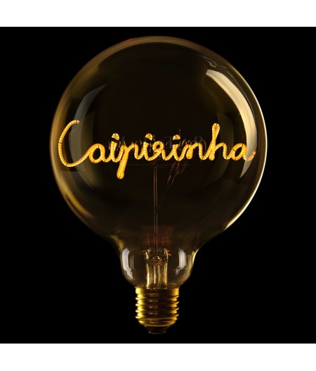 Ampoule Caiprinha  - A Poser - G125 - E27 - 2W - 2200K - MESSAGE IN THE BULB