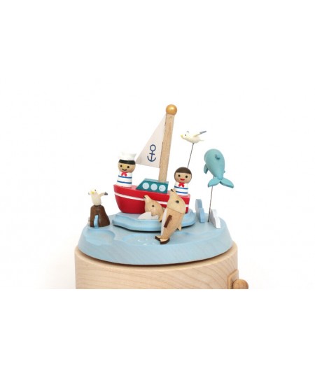 Sailors And Dolphins - Swaying Music Box - Wooderful life Boite à musique