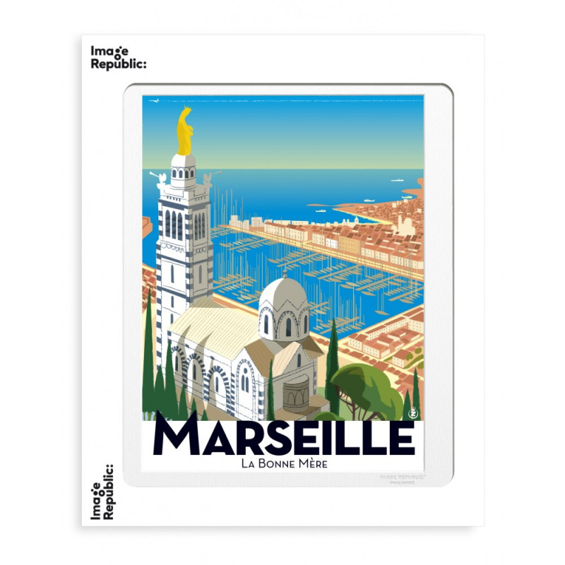 40x50 cm Monsieur Z Bonne Mère - Affiche Image Republic