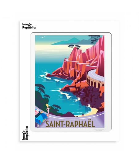 40x50 cm Monsieur Z Saint-Raphaël - Affiche Image Republic