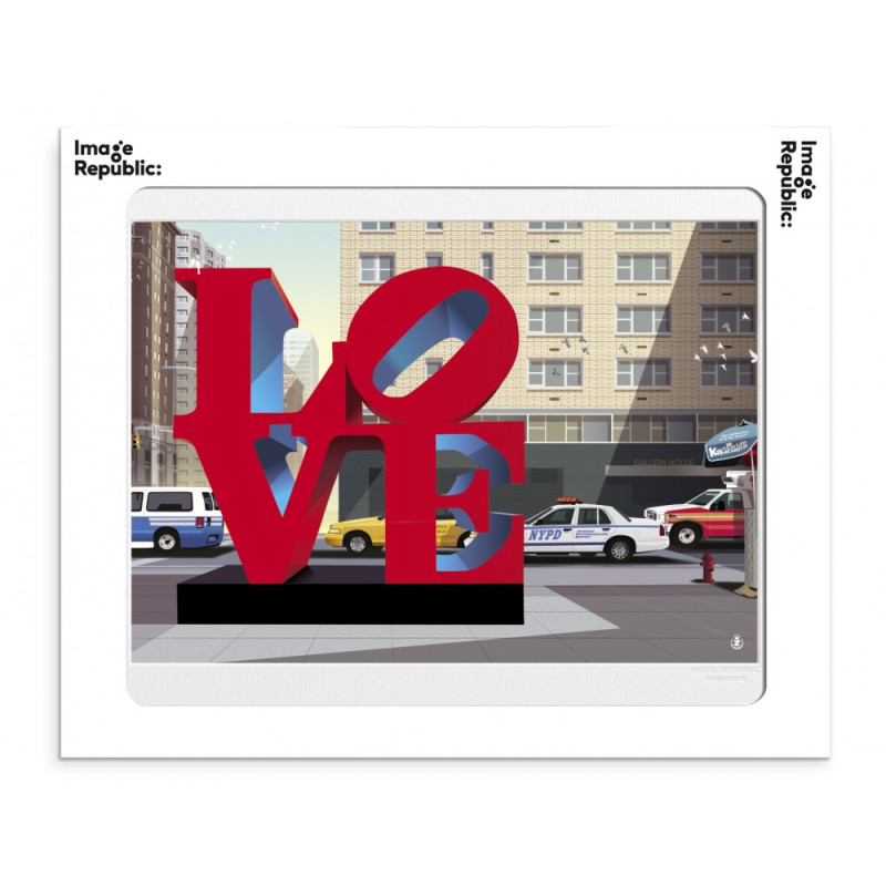 40x50 cm Monsieur Z I Love New-York - Affiche Image Republic