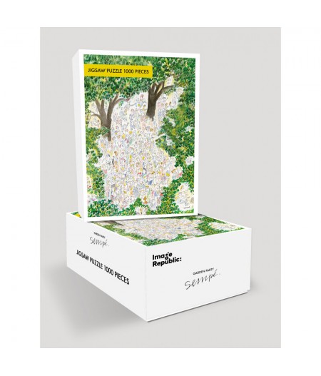 48x68 Cm Puzzle Sempe Garden Party 1000 pièces - Image Republic
