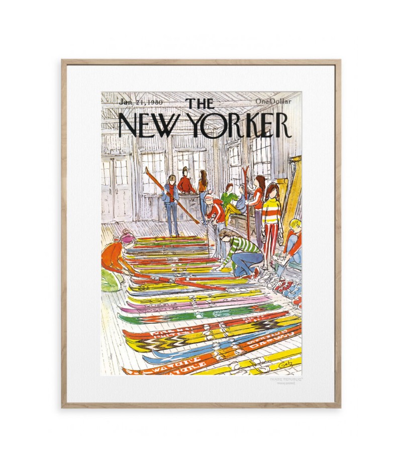 40x50 cm The New Yorker 207 GETZ JANUARY 21 1980 47512 - Affiche Image Republic