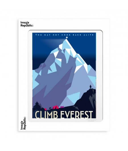 40x50 cm Monsieur Z Everest - Affiche Image Republic