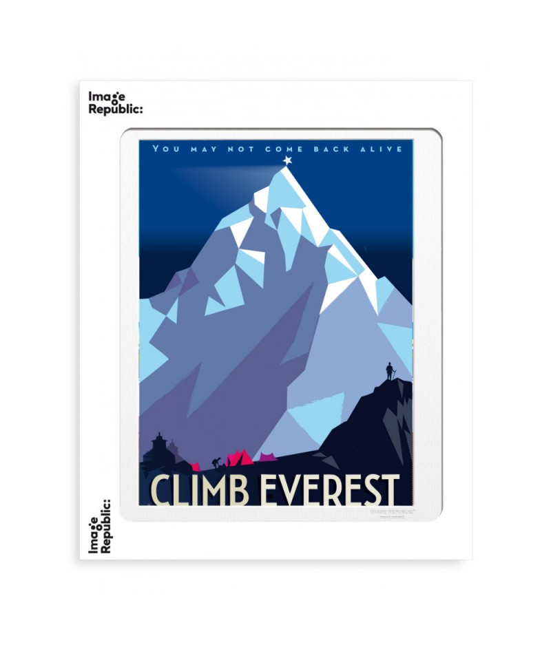 40x50 cm Monsieur Z Everest - Affiche Image Republic