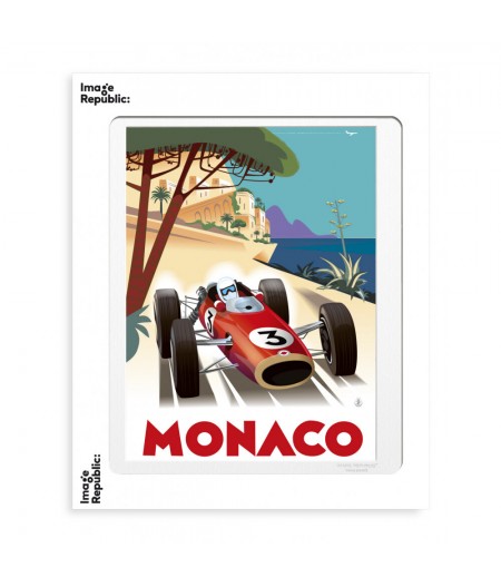40x50 cm Monsieur Z Grand Prix - Affiche Image Republic