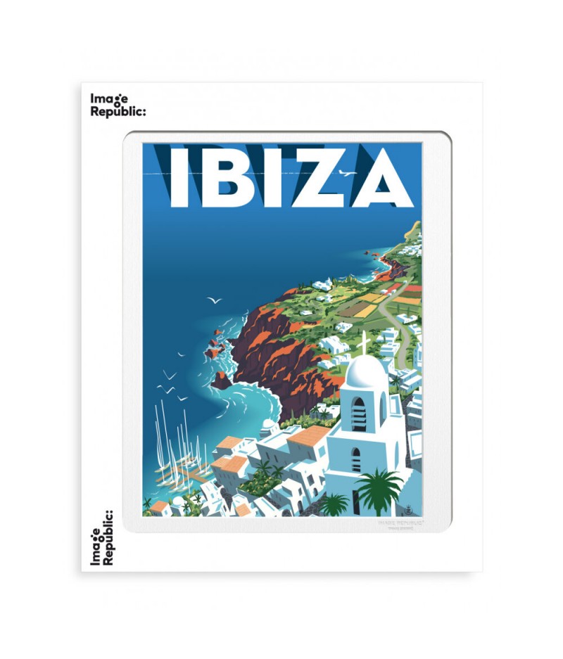 40x50 cm Monsieur Z Ibiza - Affiche Image Republic