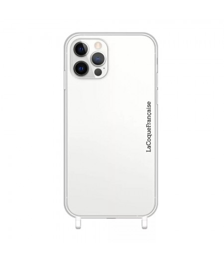 Coque iPhone 12 Pro Max anti-choc avec anneaux transparents en silicone - Transparent - La Coque Française