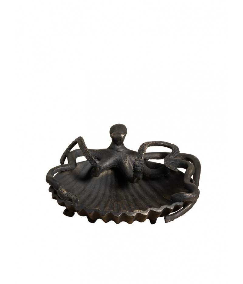 Vide poche Pieuvre bronze antique - Chehoma