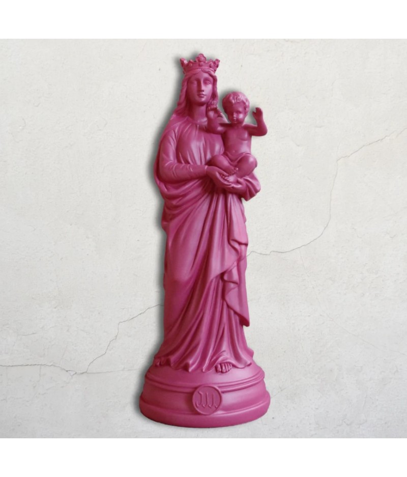 Statuette Bonne Mère 30 cm 2022 Framboise - J'ai Vu la Vierge