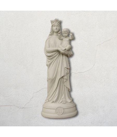 Statuette Bonne Mère 30 cm 2022 Lin - J'ai Vu la Vierge