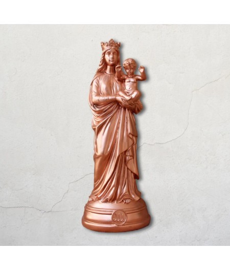 Statuette Bonne Mère 30 cm 2022 Cuivre - J'ai Vu la Vierge