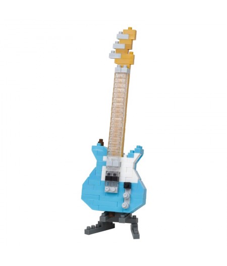 Electric Guitar Pastel Blue - Mini series  - NANOBLOCK
