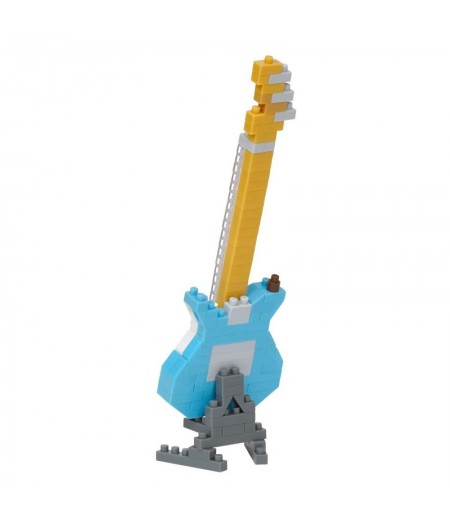 Electric Guitar Pastel Blue - Mini series  - NANOBLOCK