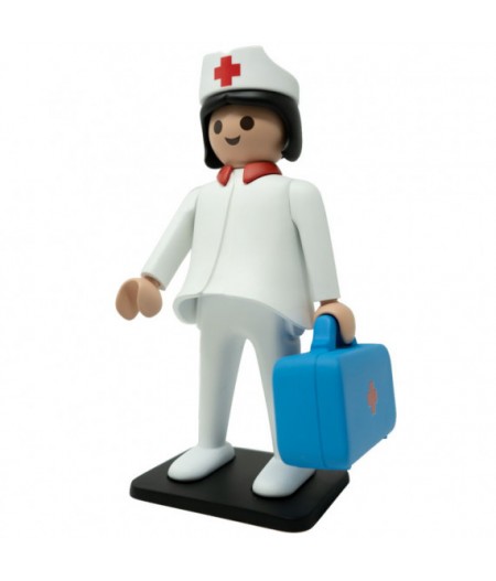 Collectoys - Playmobil Vintage De Collection : L'infirmiere