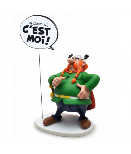 Collectoys Bulles - Asterix - Figurine De Collection Bulle Abraracourcix : Le Chef Ici, C'est Moi !