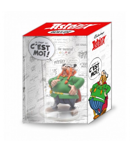 Collectoys Bulles - Asterix - Figurine De Collection Bulle Abraracourcix : Le Chef Ici, C'est Moi !