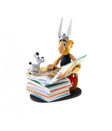 Collectoys - Asterix - Figurine De Collection Asterix Pile D'album 2nde Edition