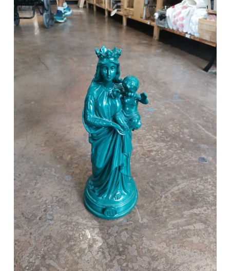 Statuette Bonne Mère 30 cm 2022 Vert Empire - J'ai Vu la Vierge