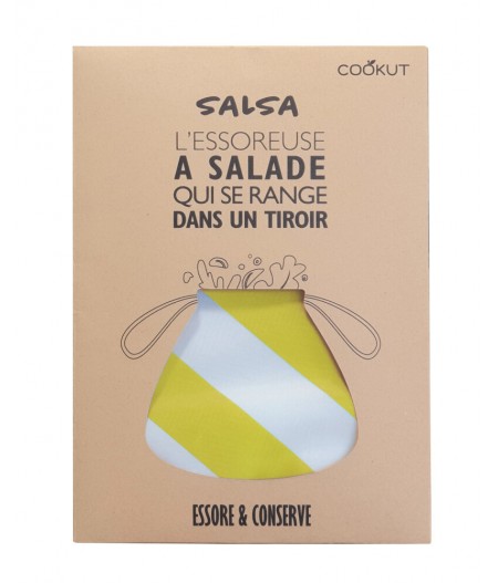 Essoreuse à salade compacte - Jaune - Cookut