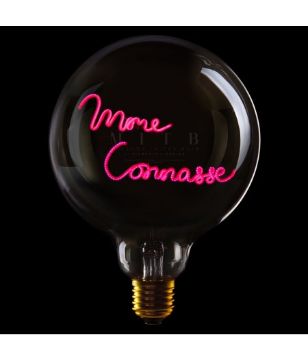 Ampoule Mme Connasse - A Poser - G125 - E27 - 2W - ROUGE - MESSAGE IN THE BULB