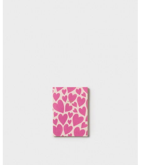Carnet A6 Pink Love A6 Paper Notebook - Wouf