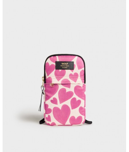 Etui pour Téléphone Pink Love Phone Bag - Wouf