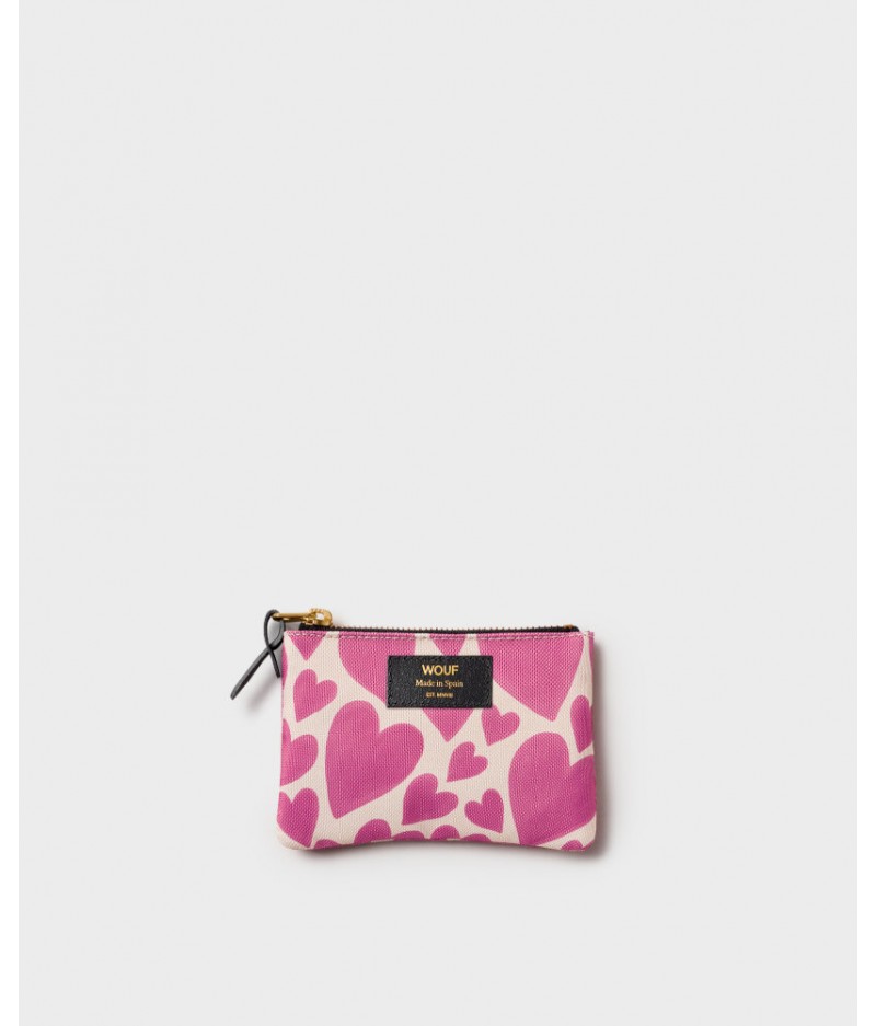 Petite Pochette Pink Love Small Pouch  - Wouf