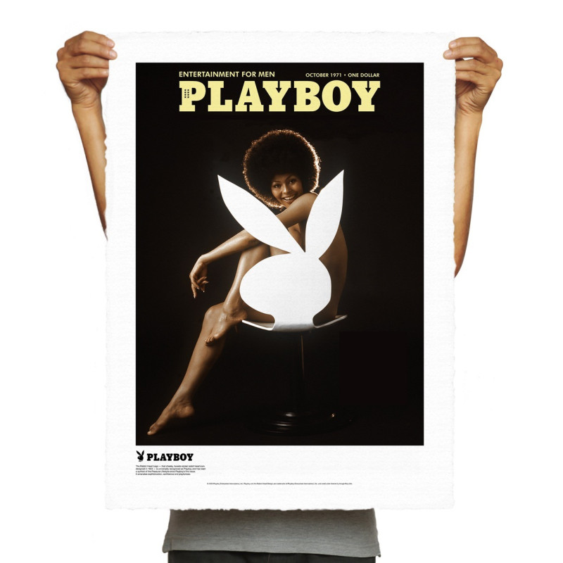 56x76 cm PLAYBOY 015 Couverture Octobre 1971 - Affiche Image Republic