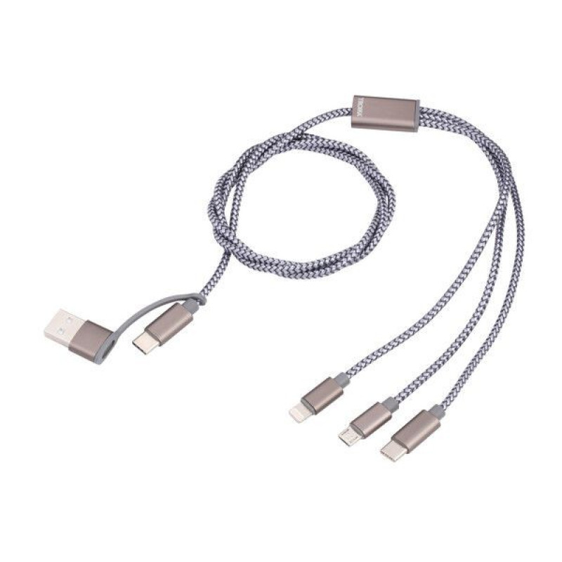 Câble de charge 3 en 1, adapté pour charge rapide - TROIKA