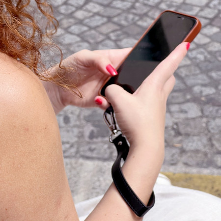 INE WRIST – Bracelet en cuir recyclé – Noir – Xoopar