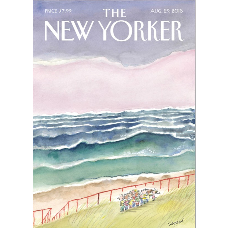 40x50 Cm The Newyorker 229 Sempe Waves 2 - Image Republic