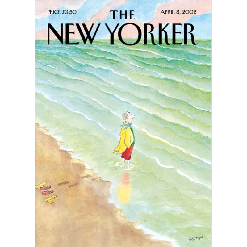 40x50 Cm The Newyorker 224 Sempe Waves - Image Republic