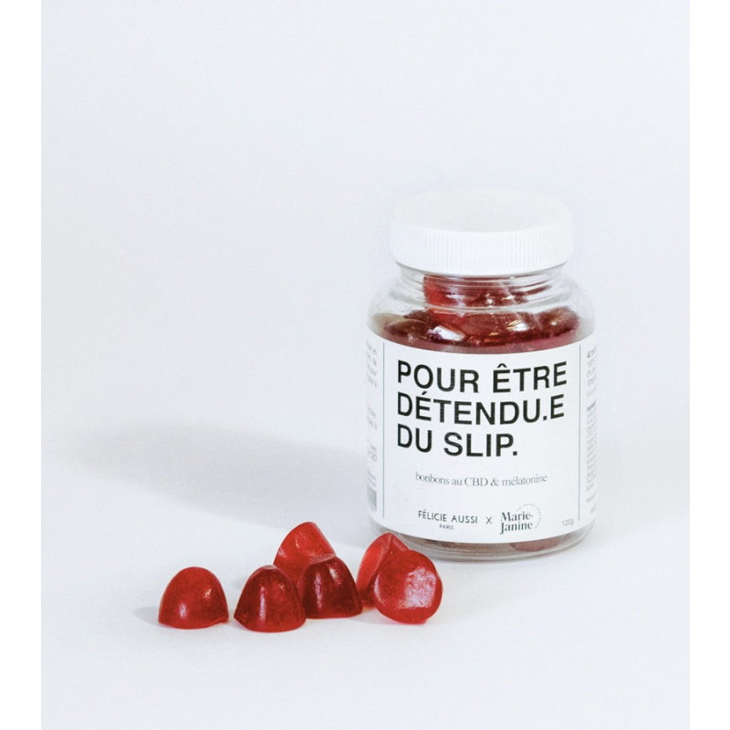 Boite de bonbons POUR ETRE DETENDU DU SLIP - Félicie Aussi