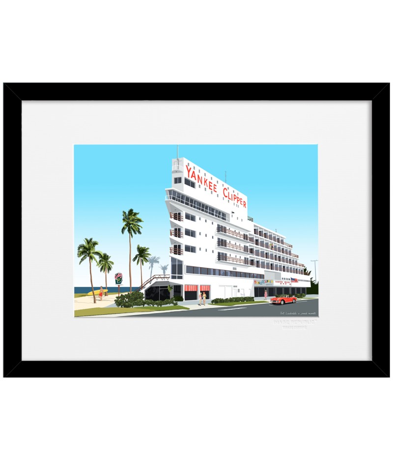 30x40 cm Paulo Mariotti Fort Lauderdale - Affiche Image Republic