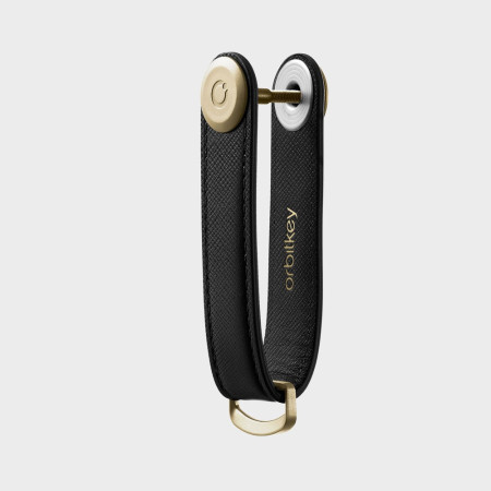 Organisateur de clés - Saffiano Leather - Liquorice Black - Orbitkey