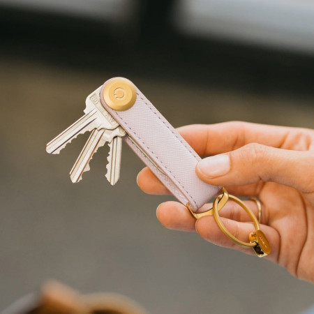Organisateur de clés - Saffiano Leather - Lilac - Orbitkey