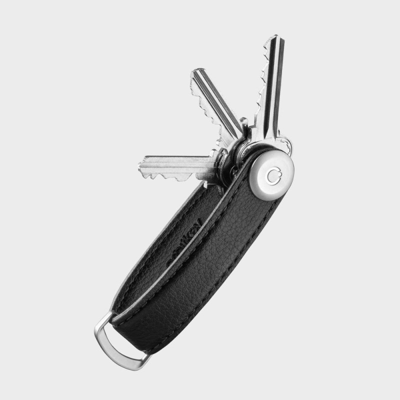 Organisateur de clés - Cactus Leather - Black - Orbitkey