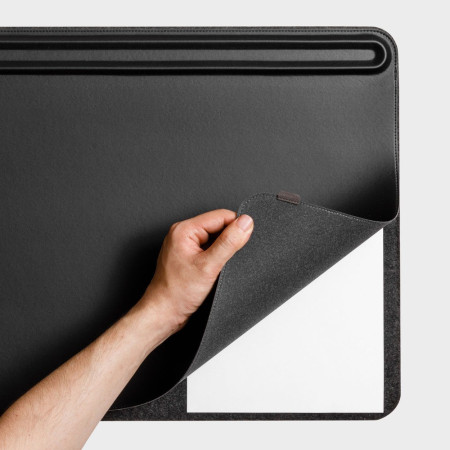 Sous main en cuir - Large Black - Orbitkey