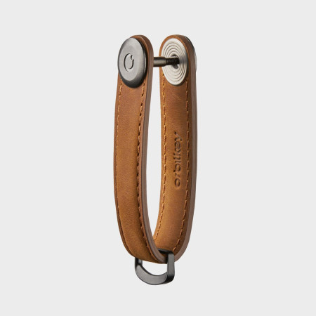 Organisateur de clés - Crazy Horse Leather - Chestnut Brown / Brown - Orbitkey