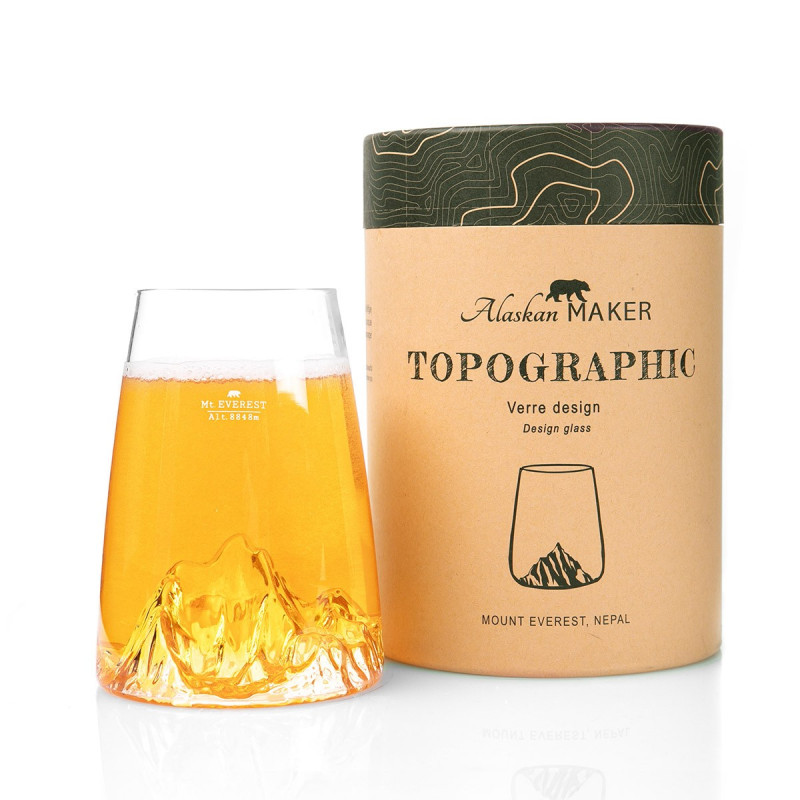 Verre Long Drink Topographic – Alaskan Maker